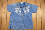Vintage 1990s Abstract Button Up Shirt