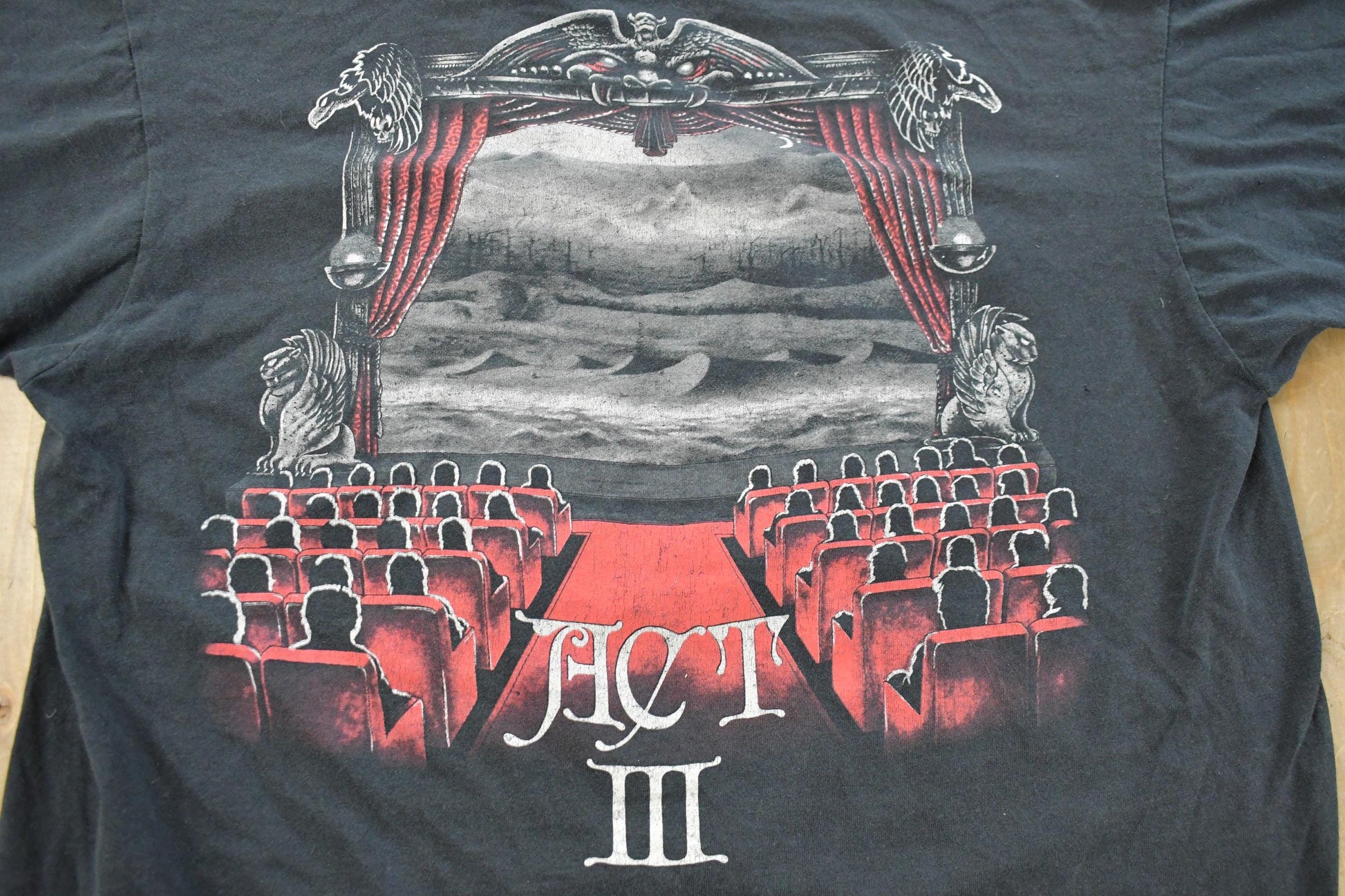 Vintage 1990s Death Angel "Act III" Band Tour Rock Metal T-Shirt Men's Medium