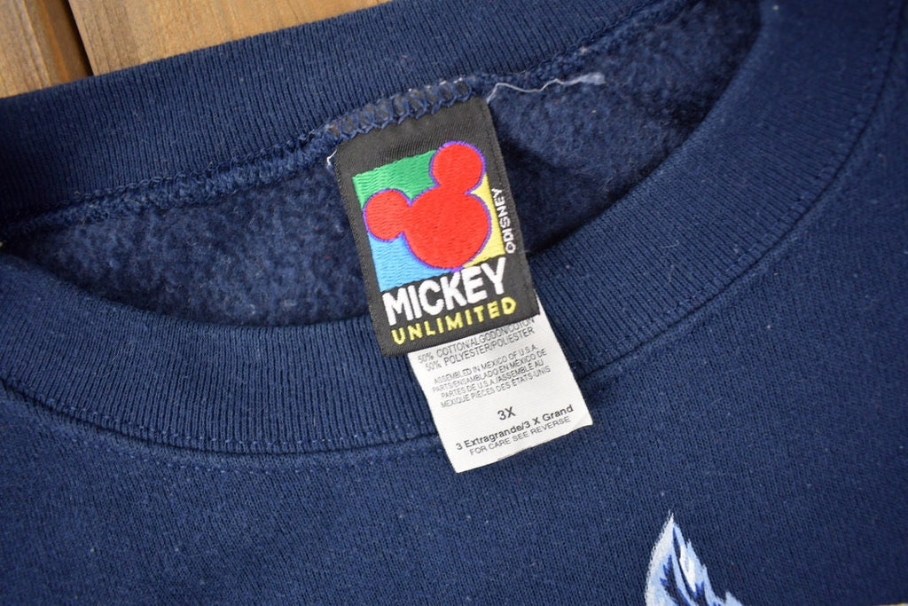 Vintage 1990s Mickey Mouse Graphic Disney Crewneck Size 3X Women's