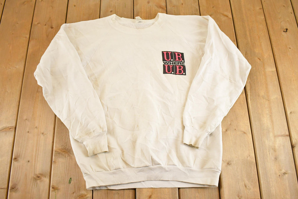 Vintage 1989 Washington DC IB Here Souvenir Crewneck Sweatshirt Men's M /