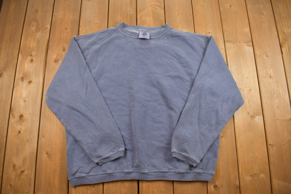 Vintage 1990s Authentic Pigment Blank Crewneck Sweatshirt