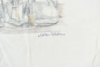 Vintage 1990s Northern Reflections Cottage Essentials Single Stitch Still Life Sketch Graphic T-Shirt