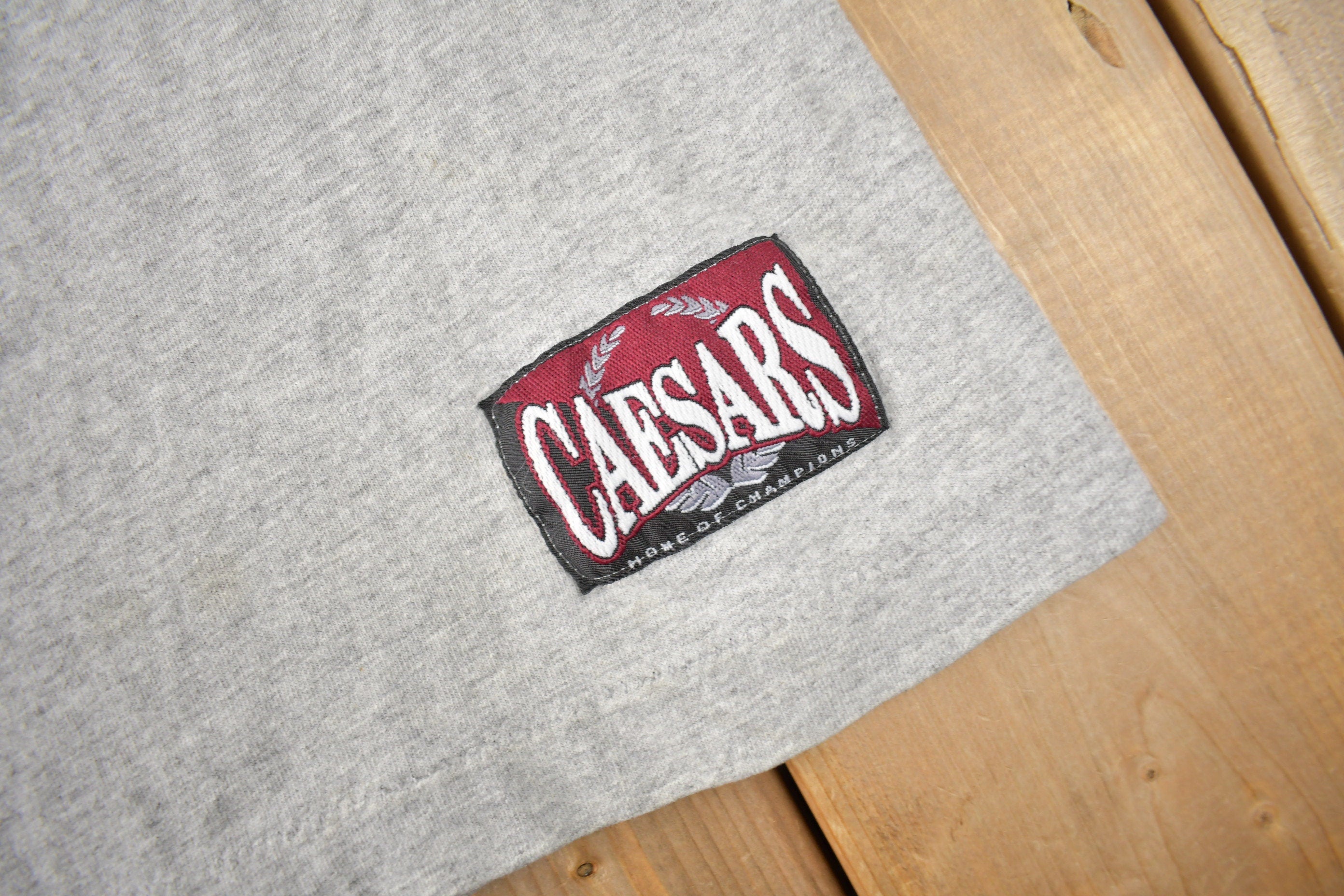 Vintage 1990s Cesars Palace Single Stitch Graphic Tank Top Shirt Made In USA