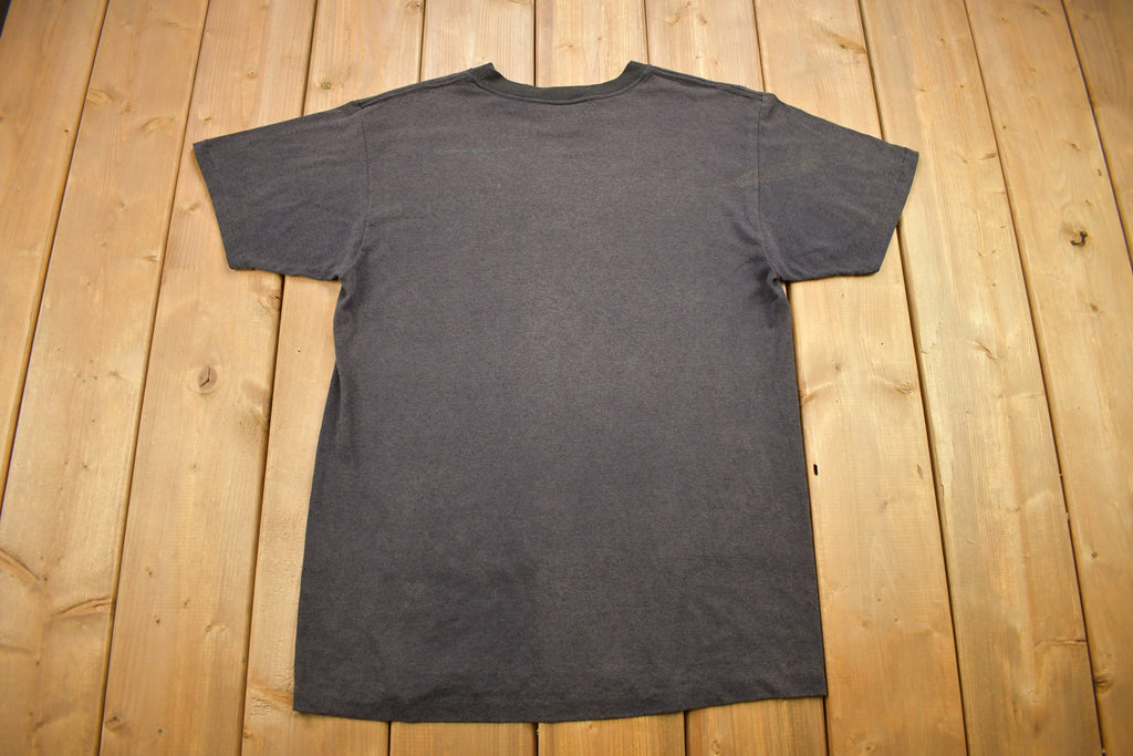 Vintage 1990s Rodney King Justice Theme Graphic 3D Emblem T-Shirt