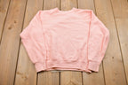Vintage 1980s Floral Embroidered Raglan Sweatshirt