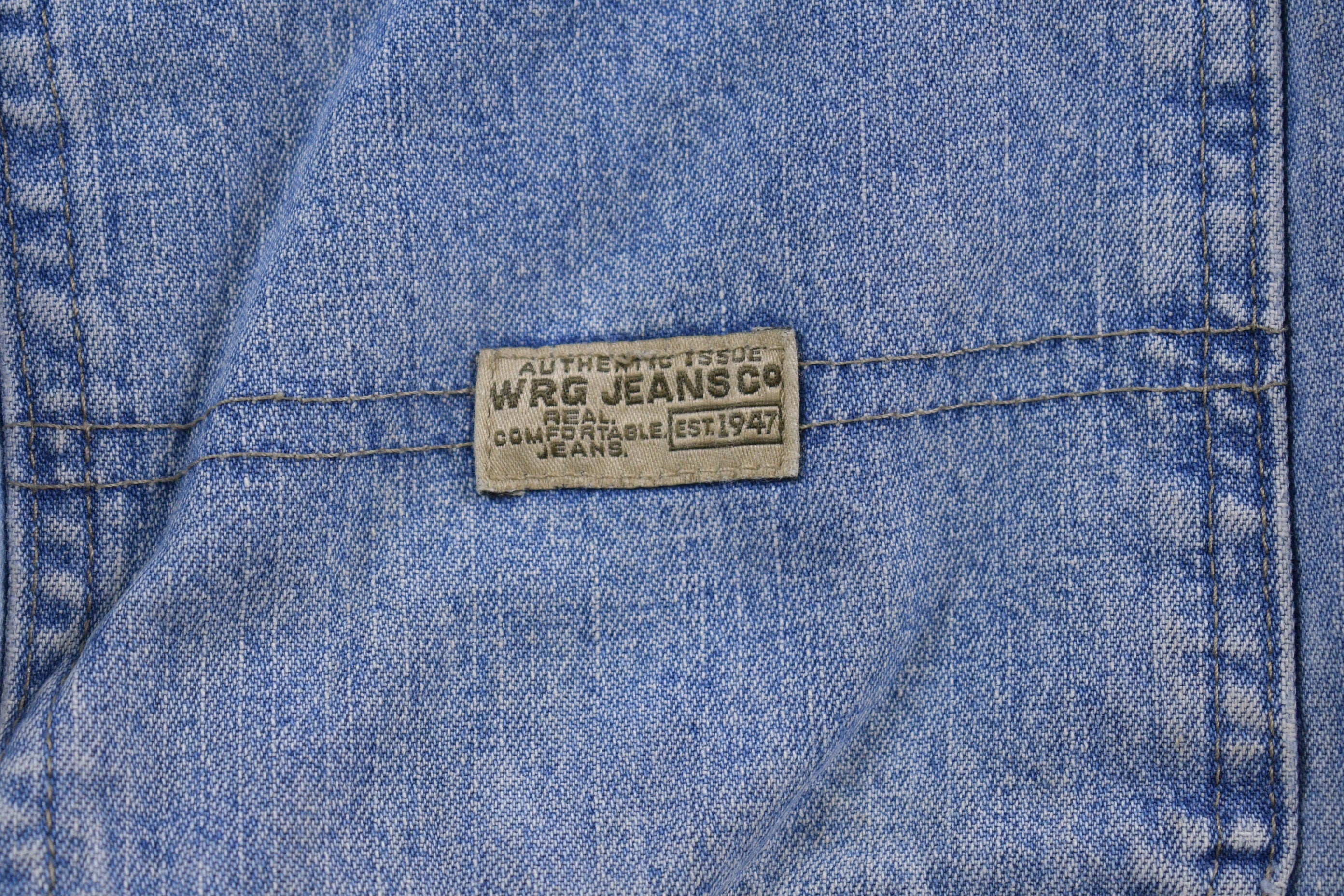 Vintage 1990s WRG Carpenter Jean Shorts 32 x 9 Made in USA