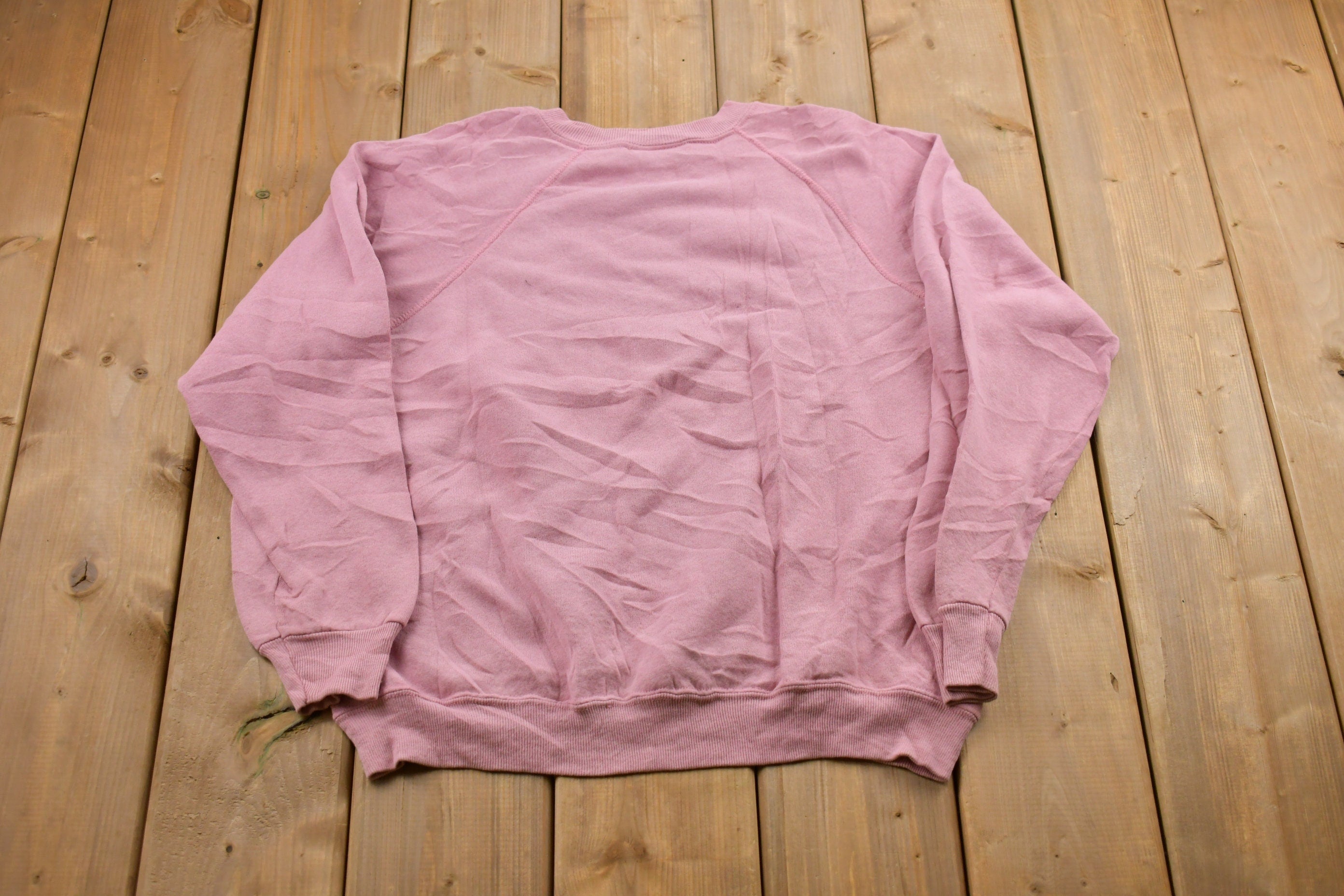 Vintage 1980s Rides Made In USA Fall Leaves Crewneck Sweatshirt