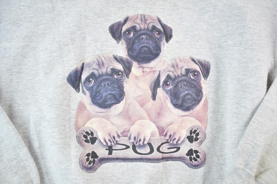 Vintage 1990s Pugs Crewneck Sweatshirt Womens S