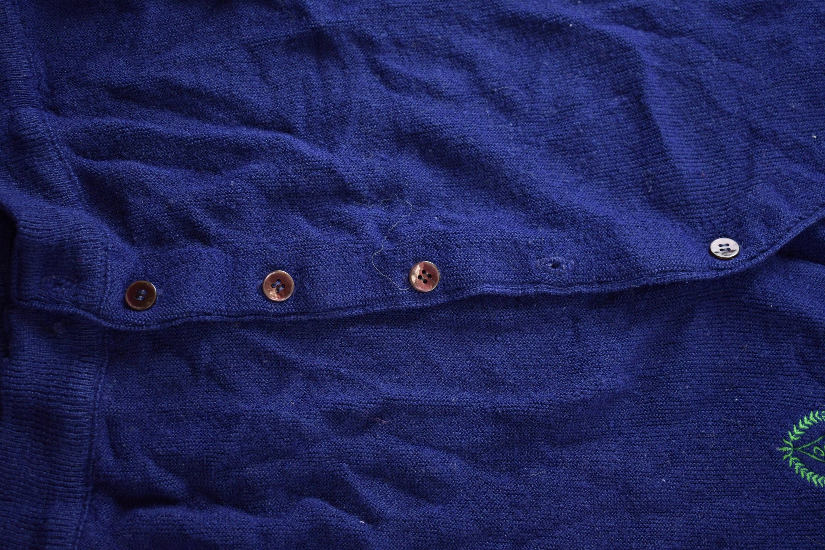 Vintage 1980s Knit Cardigan Sweater