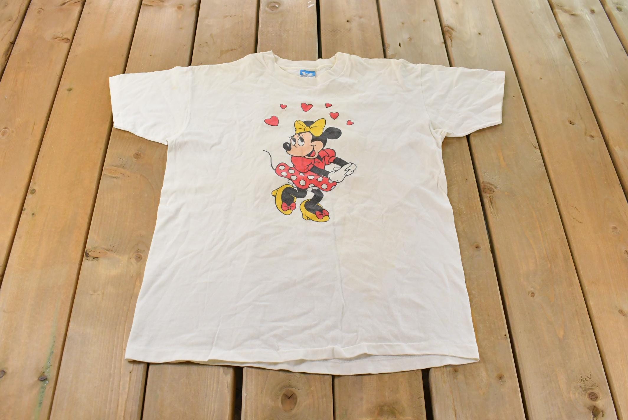 Vintage 1980s Disney Minnie Mouse Graphic T-Shirt Men's Large