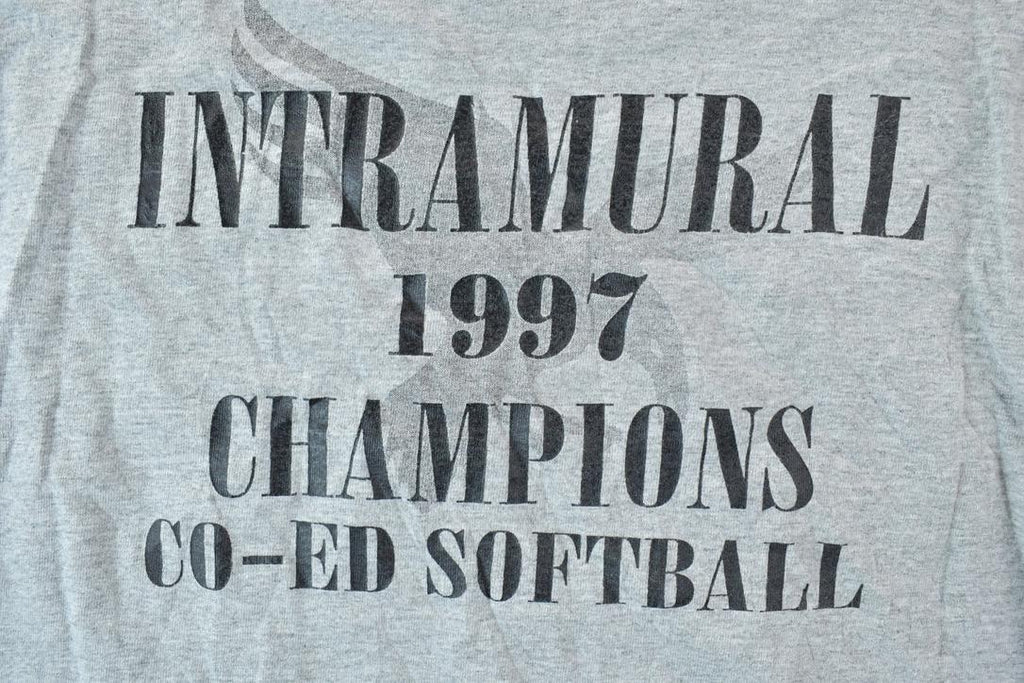 Vintage 1997 Carleton University Softball Champs Collegiate T-Shirt