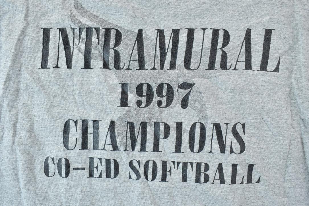 Vintage 1997 Carleton University Softball Champs Collegiate T-Shirt