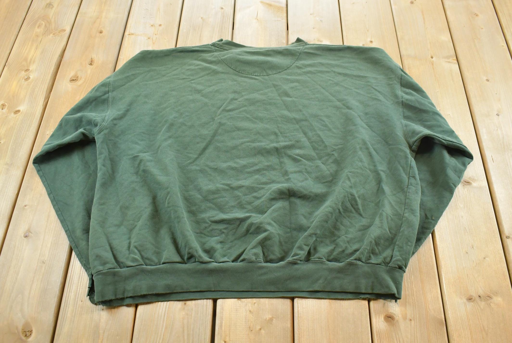Vintage 1990s Chaps Ralph Lauren Distressed Crewneck Sweatshirt Men's XL