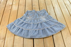 Vintage Y2K Yonique Denim Ruffled Mini Skirt Women's 27 / 90s Streetwear / Vintage Denim Skirt / Summer Wear / Jean Skirt / Jorts
