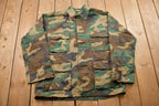 Vintage Military Button Up Shirt