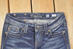 Vintage Deadstock Y2K Miss Me Bedazzled Low Rise Jeans Women's Size 26x31