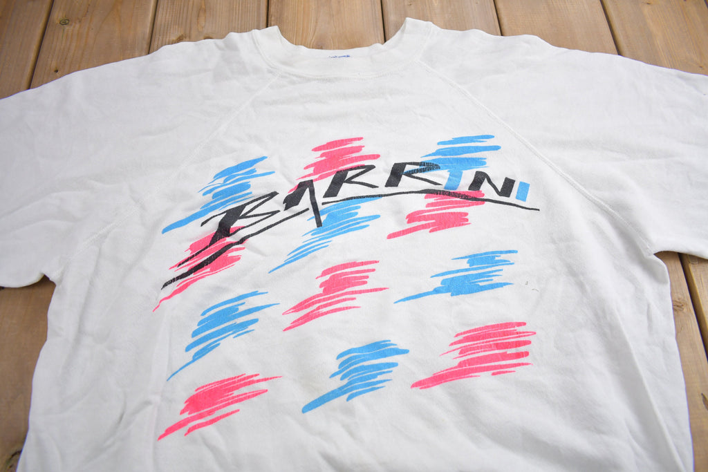 Vintage 1980s Barrini Raglan Crewneck Sweatshirt