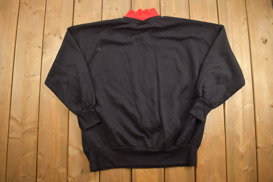 Vintage 1990s Nut Cracker Floral Themed Crewneck Sweatshirt