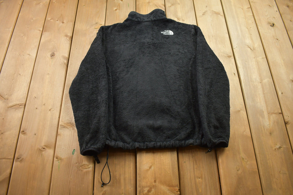 Vintage 1990s North Face Zip Up Fluffy Fleece Sweater / Women's Vintage / Sportswear / 90s Crewneck / Streetwear / Athleisure / Hiking