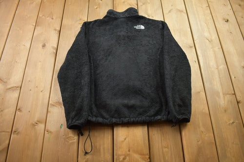 Vintage 1990s North Face Zip Up Fluffy Fleece Sweater / Women's Vintage / Sportswear / 90s Crewneck / Streetwear / Athleisure / Hiking