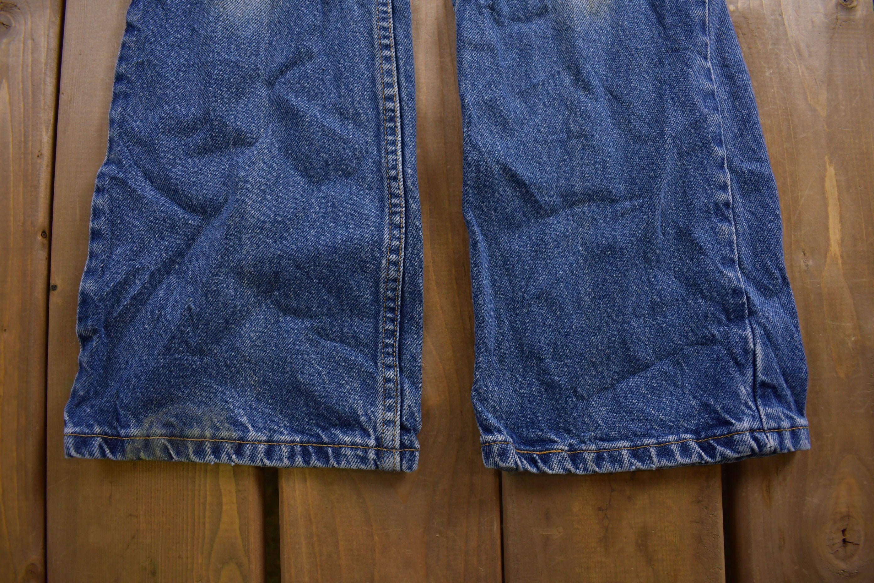 Vintage 1990s Levi's 517 Red Tab Jeans Size 24 x 28