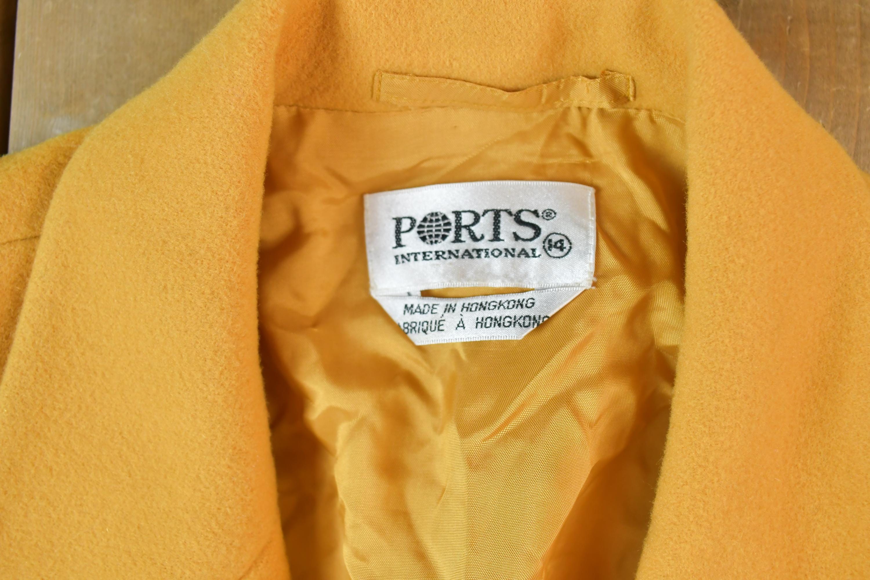 Vintage 1980s Ports International Light Blazer Jacket
