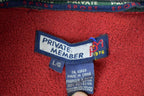Vintage 1990s Private Member Quarter Zip Fleece Sweater