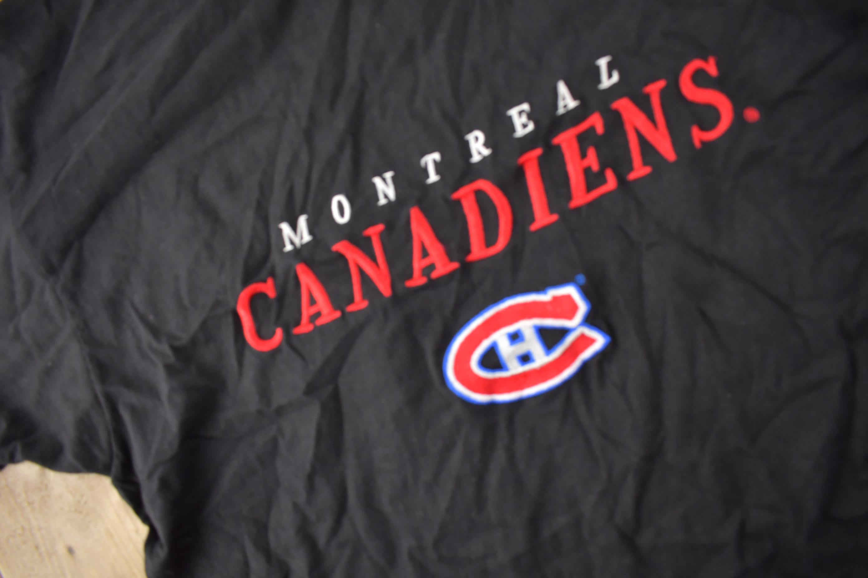Vintage 1994 Montreal Canadiens NHL Embroidered T-Shirt
