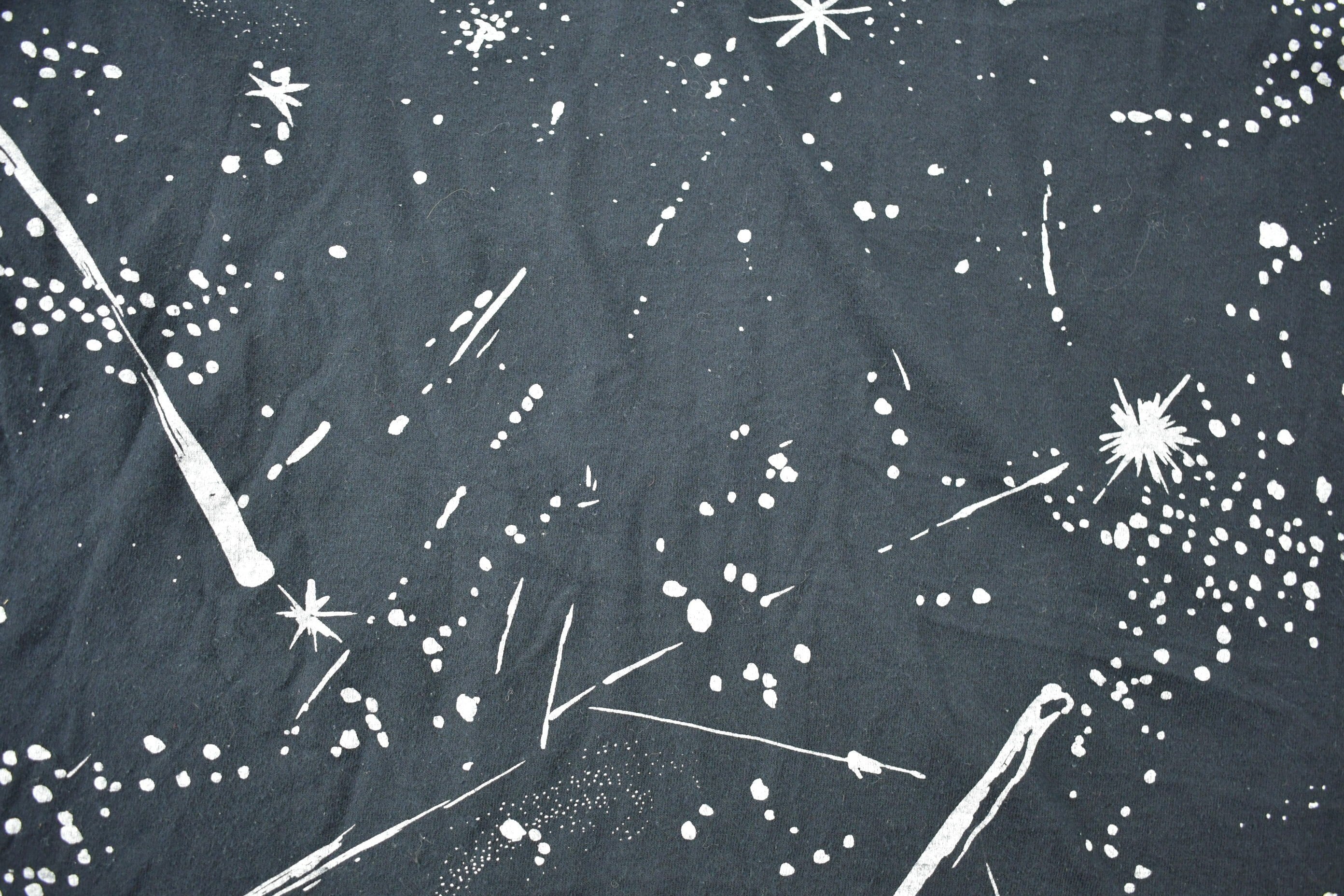 Vintage 1990s Star Wars Star Tours Disney All Over Print Graphic T-shirt
