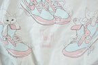 Vintage 1990s Banff Canada Cute Kitten Sneakers Crewneck Sweatshirt