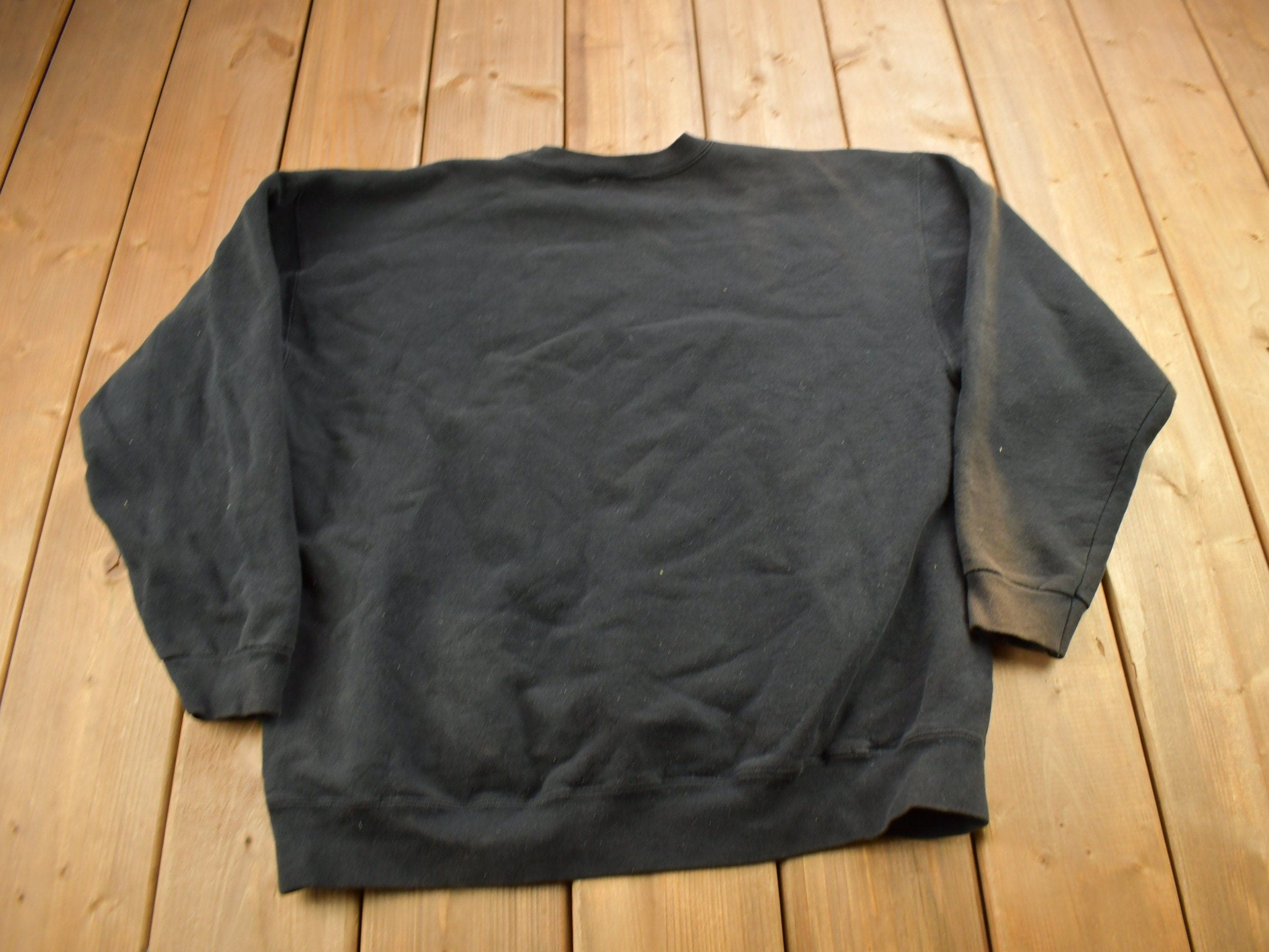 Vintage 1990s Nike Big Swoosh Sun-Dyed Crewneck Sweatshirt