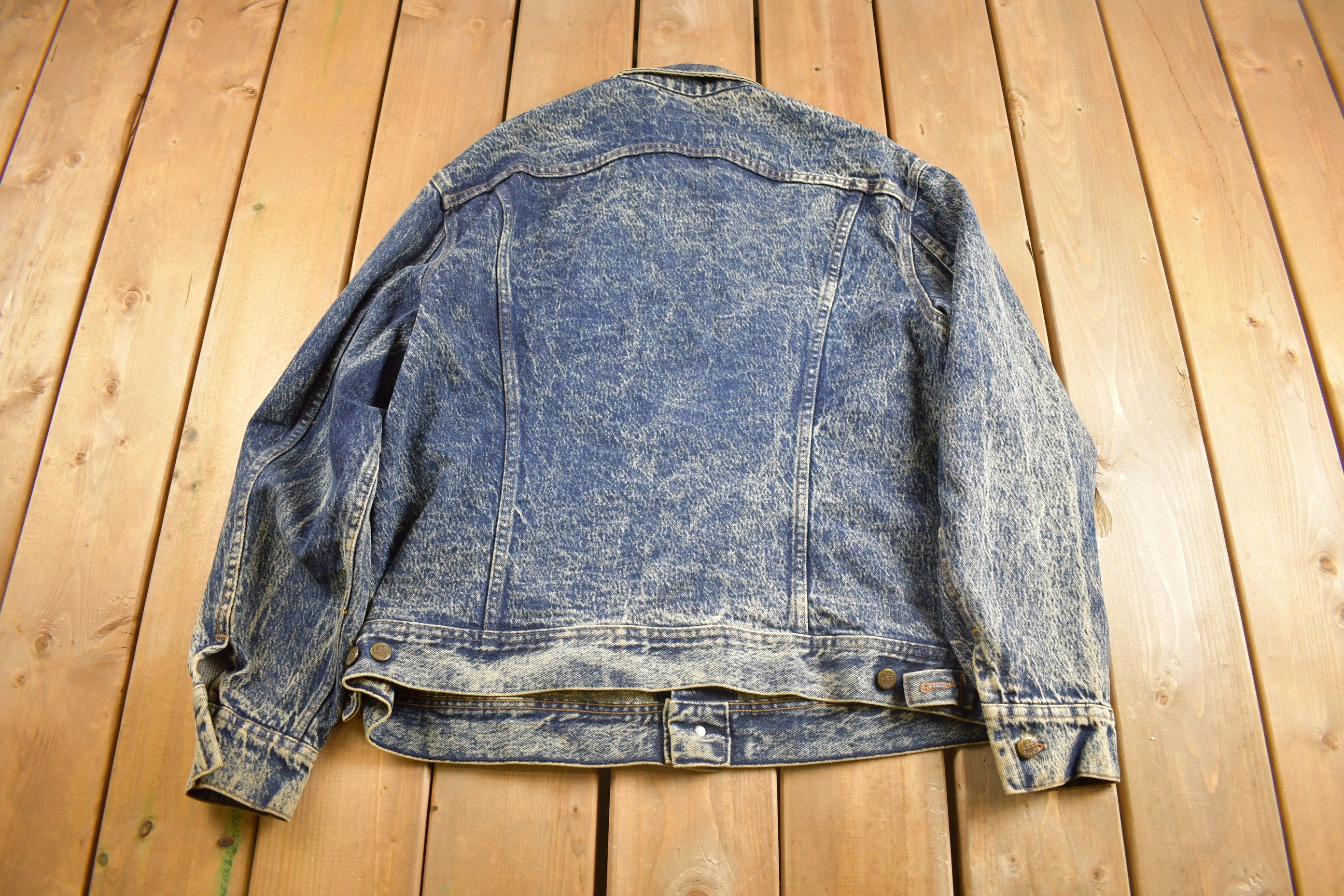 Vintage 1980s Lee Storm Stonewash Jean Jacket / Vintage Denim / Streetwear / True Vintage