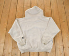 Vintage 1990s Starter Michigan Wolverines Unique Quarter Button University Hoodie Mens XL
