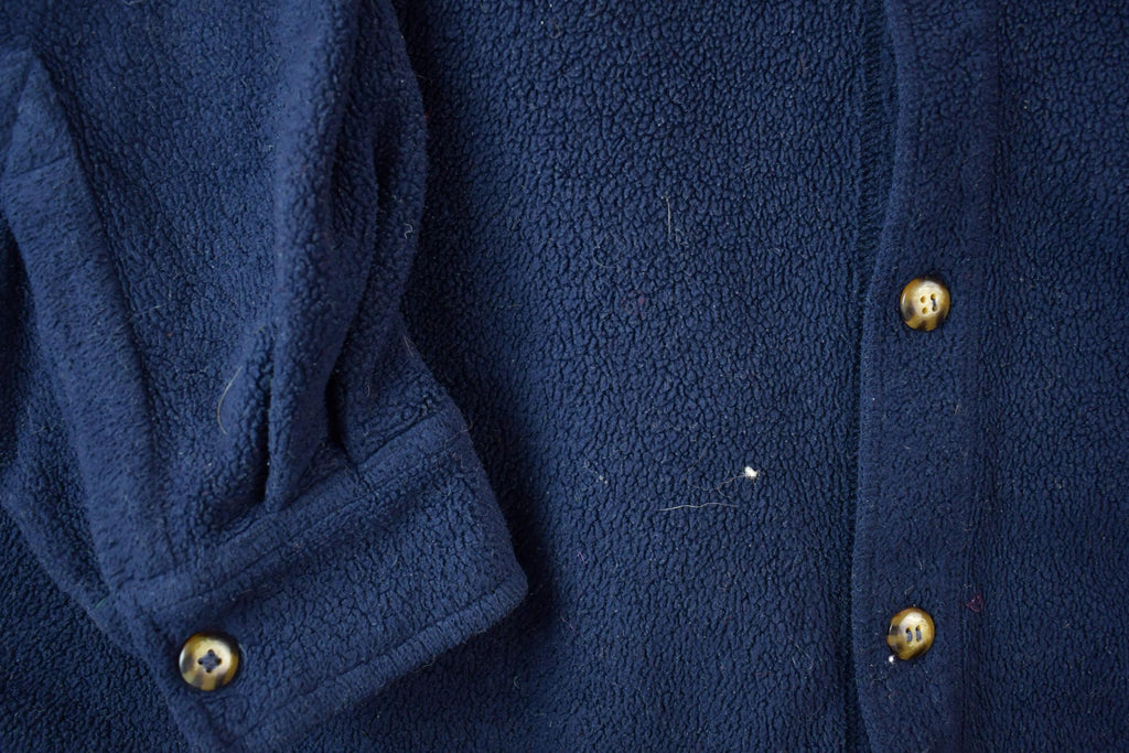 Vintage 1990s Kaid Performance Fleece Button Up Sweater