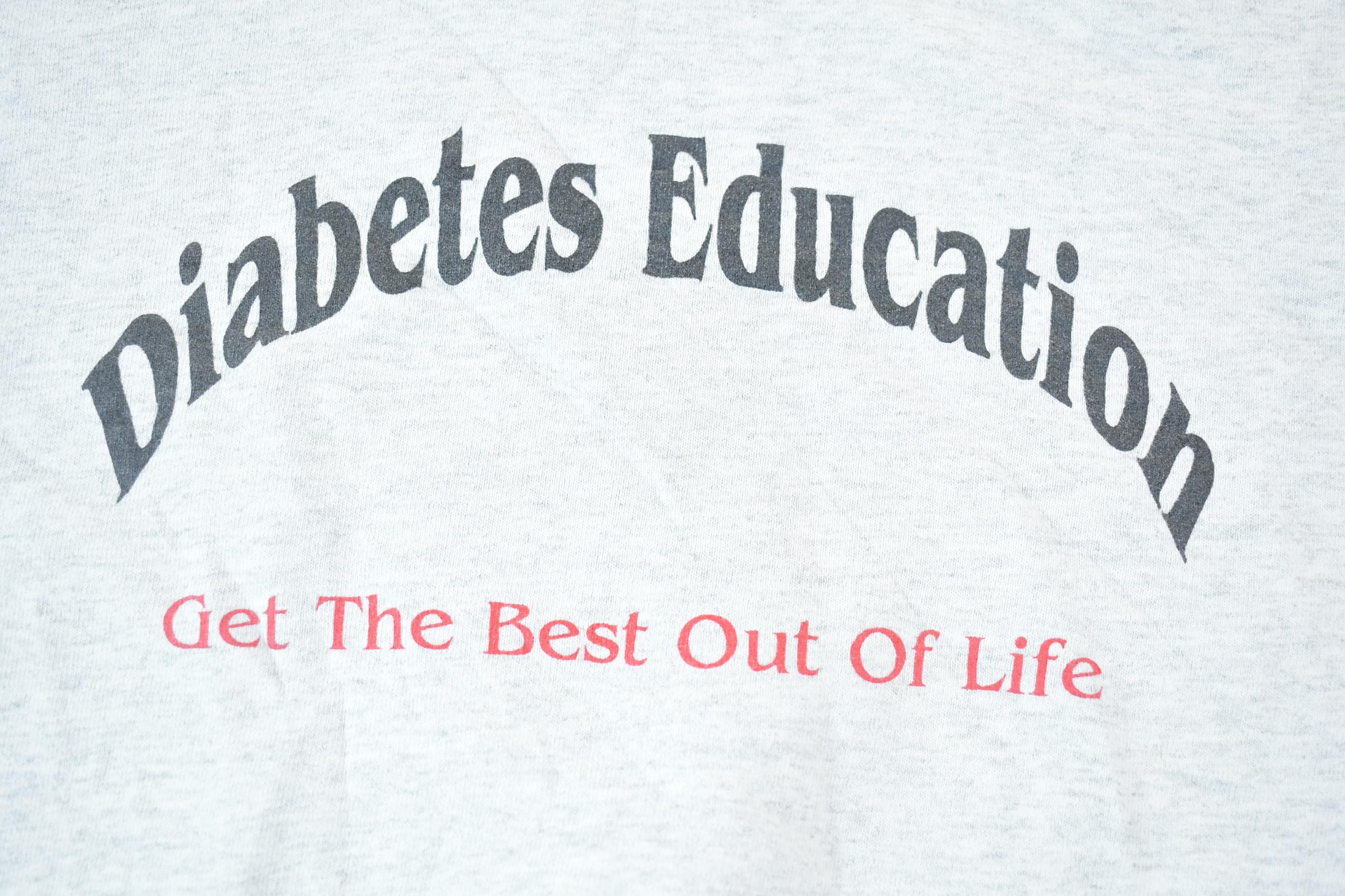 Vintage 1996 Canadian Diabetes Association 75th Anniversary Graphic Crewneck Sweatshirt