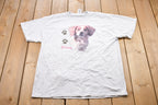 Vintage 1990s Cute Dog Graphic T-Shirt