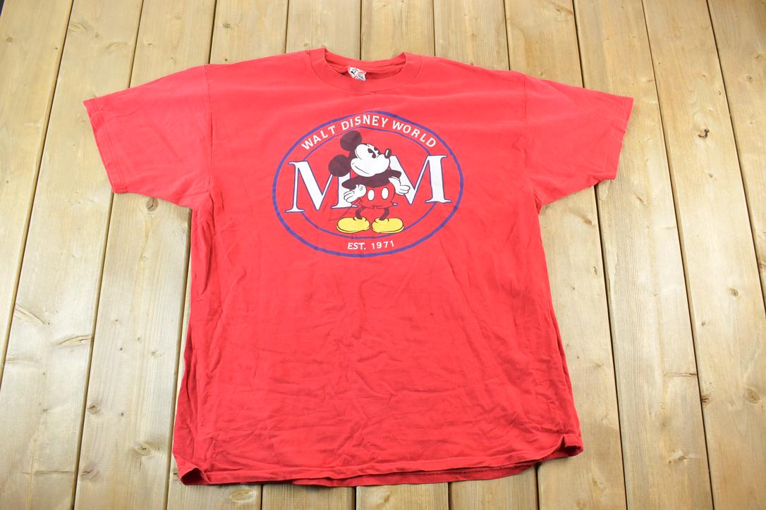 Vintage 1990s Walt Disney World Cartoon Promo T-Shirt