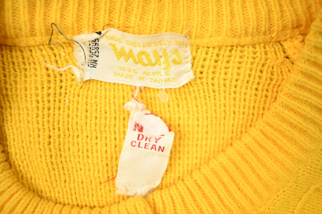 Vintage 1980s Ways Cardigan Knitted Sweater