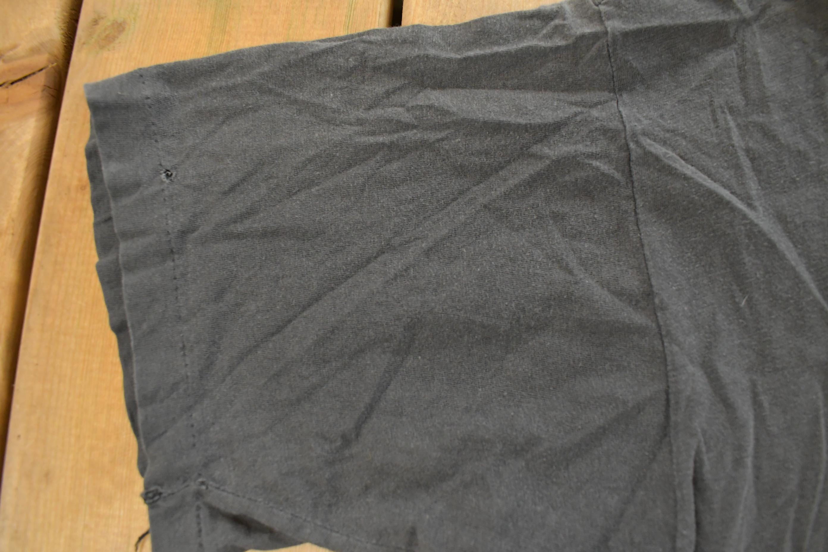 Vintage 1990 Iron Maiden Deaf Sentence Thrashed Band T-Shirt Men's Large