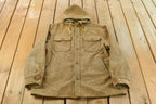 Vintage 1990s Flannel Hooded Reversible Wool Jacket Men's L /Button Up / Outdoors Jacket / Fall Wear