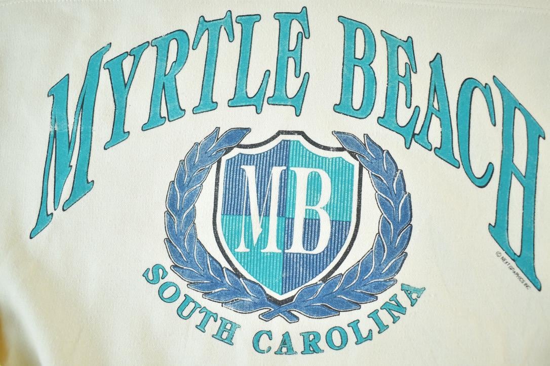 Vintage 1990s Myrtle Beach Crewneck Sweatshirt Mens XL