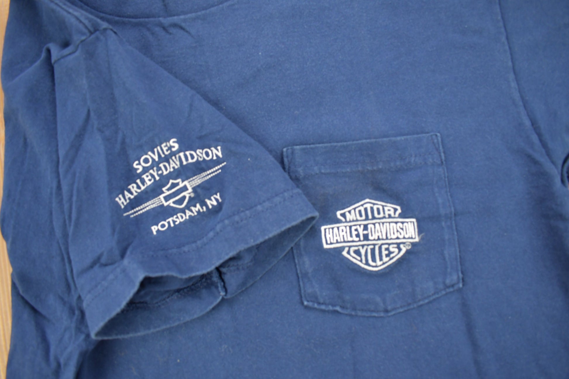 Vintage 1990s Sovie's Harley Davidson Potsdam New York T-Shirt
