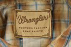 Vintage 1990s Wrangler Plaid Flannel Button Up Shirt