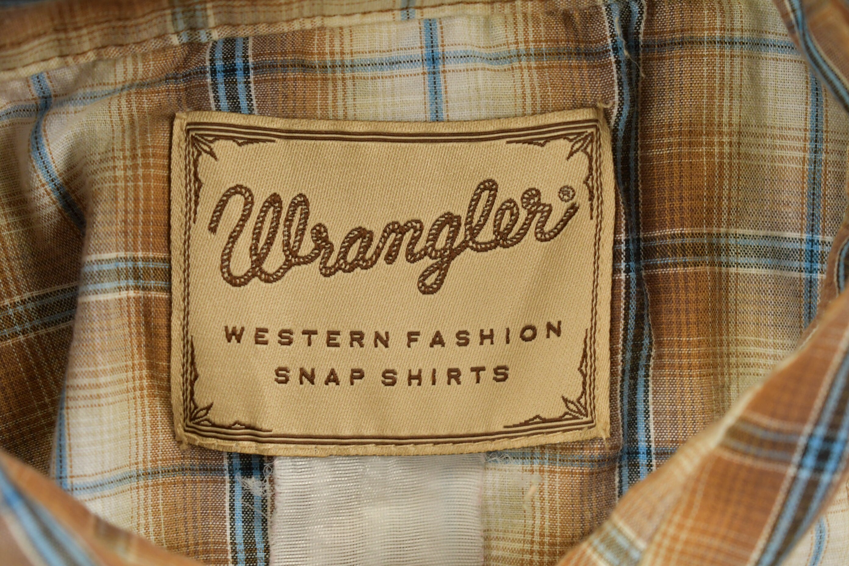 Vintage 1990s Wrangler Plaid Flannel Button Up Shirt