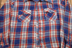 Vintage 1990s Woodland Plaid Button Up Shirt