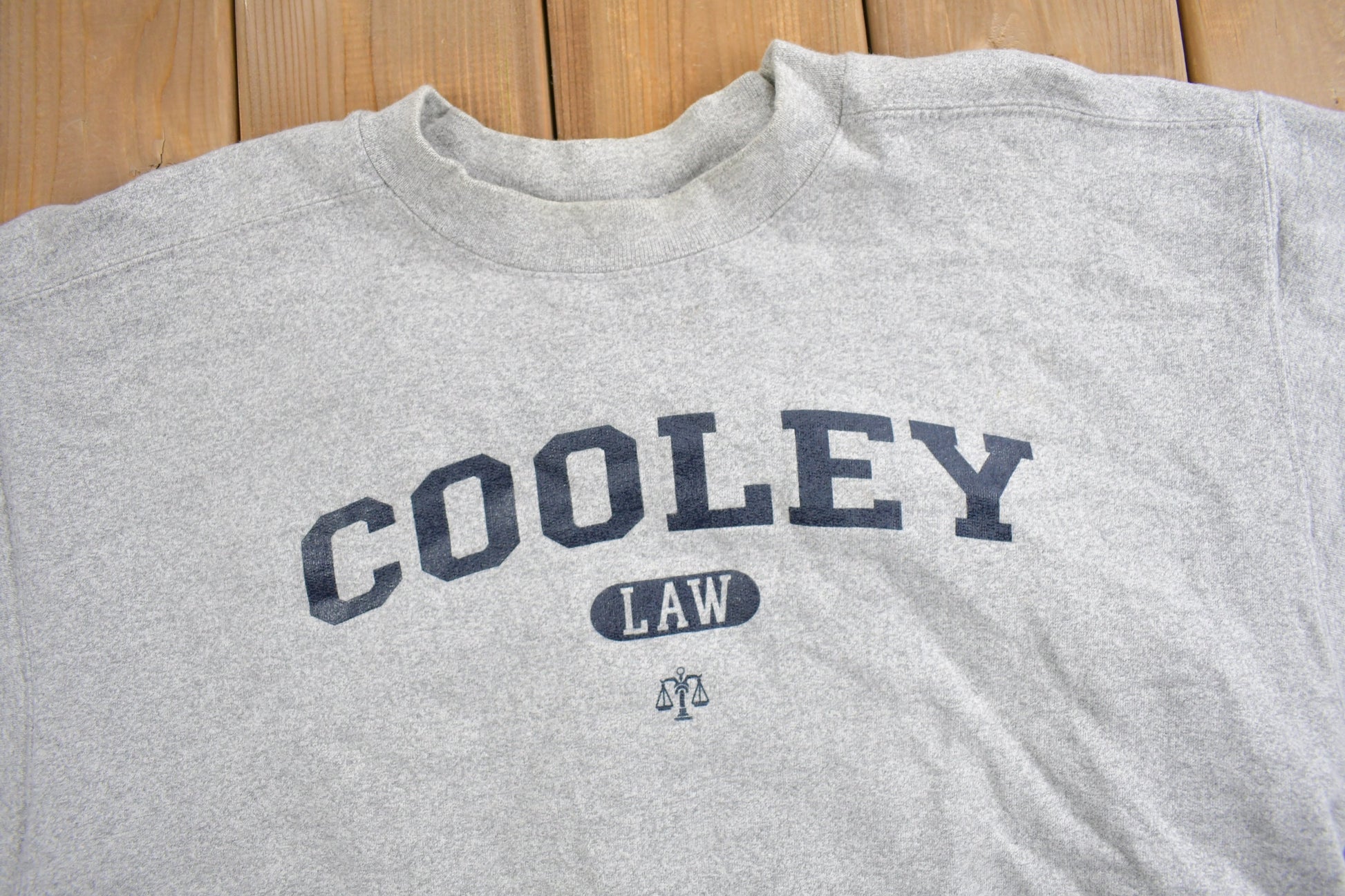 Vintage 1990s Cooley Law Crewneck Sweatshirt / 90s Crewneck / Made In USA / Streetwear / Cooley Law Firm