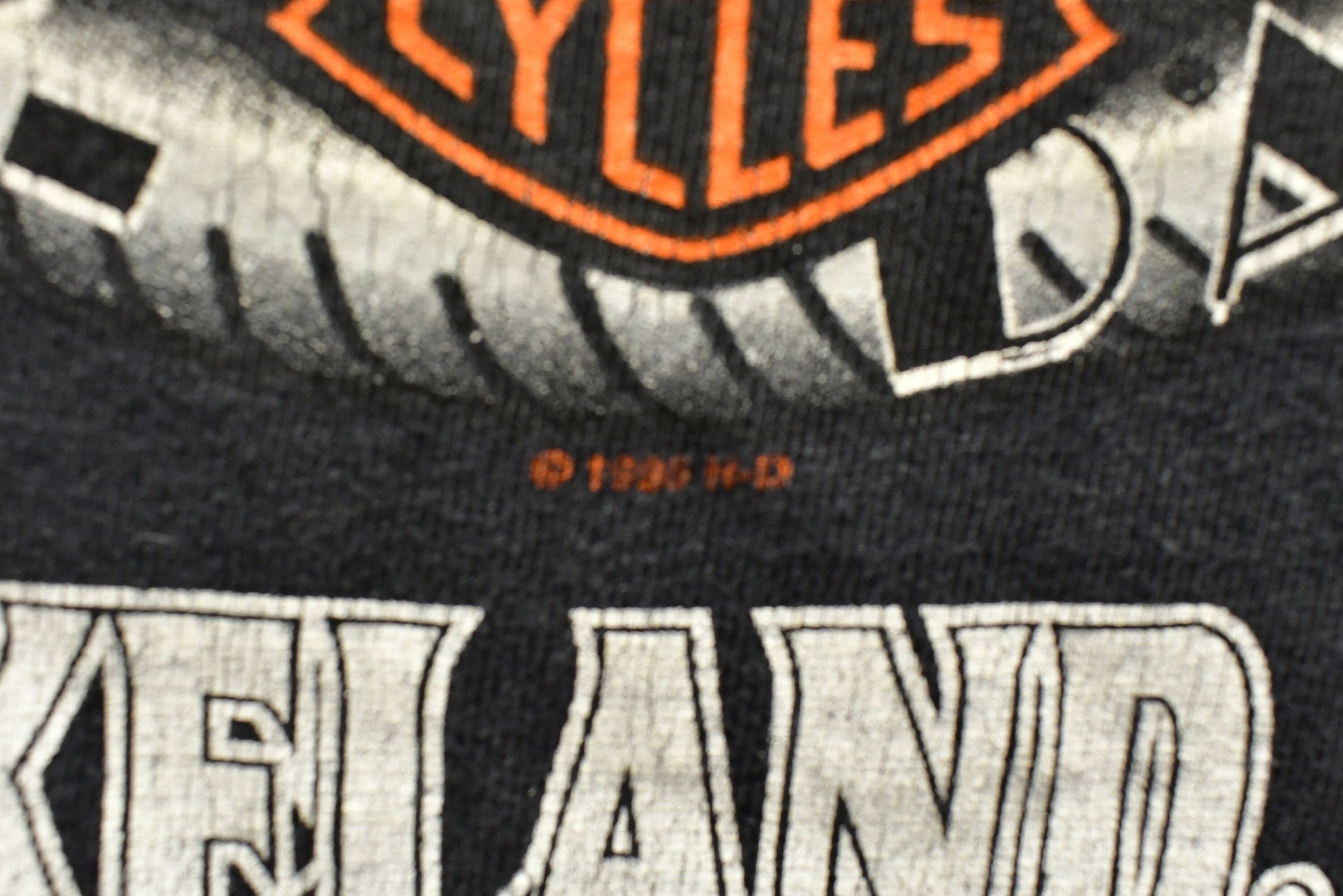 Vintage 1995 Harley Davidson Motorcycles Brute Force Don Huffman's T-Shirt