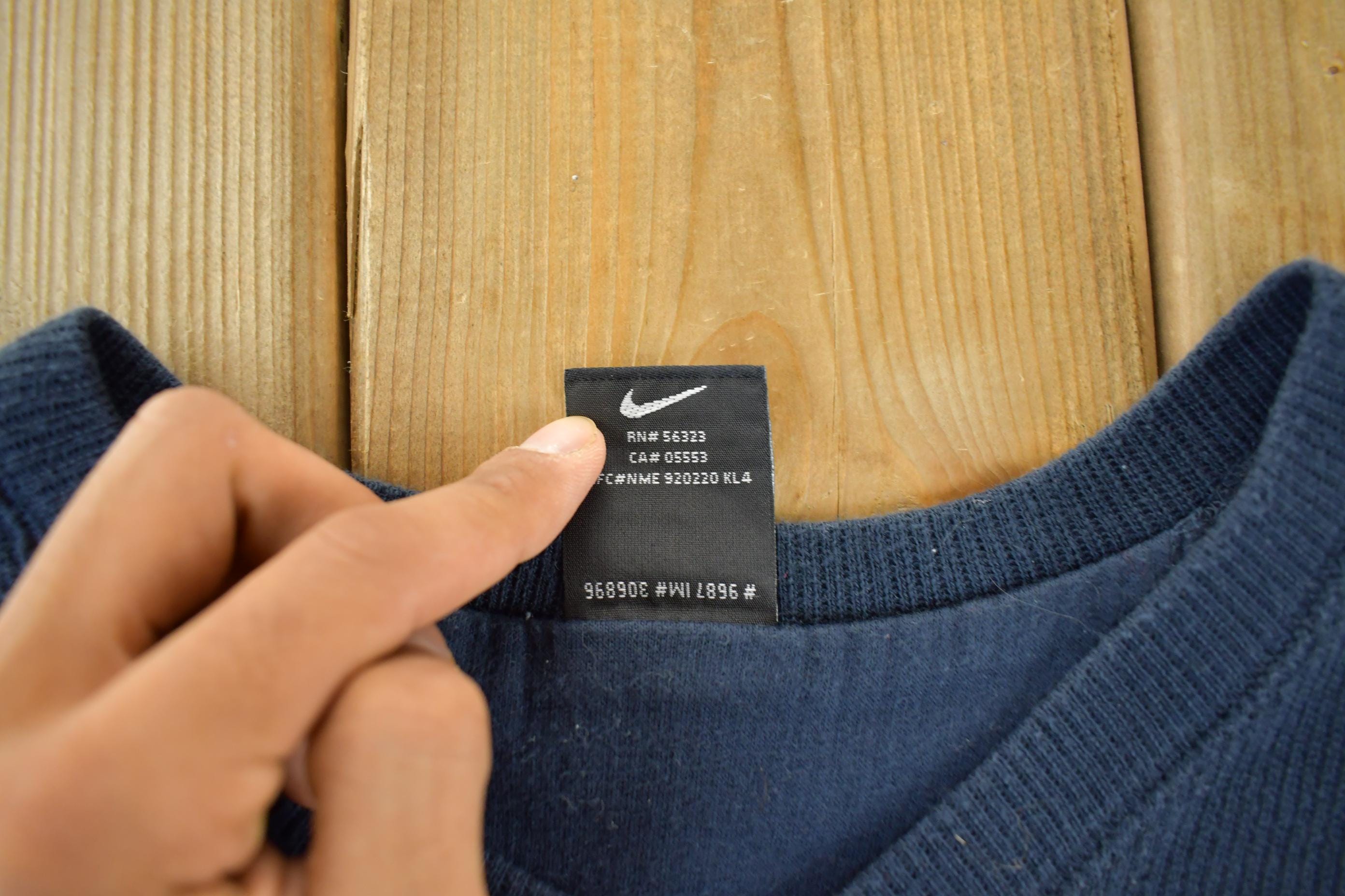 Vintage 1990s Nike Golf Knit V Neck Sweater Men's Large