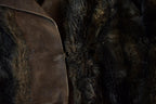Vintage 1970s Rosewin Faux Fur Leather Coat Women's M-L