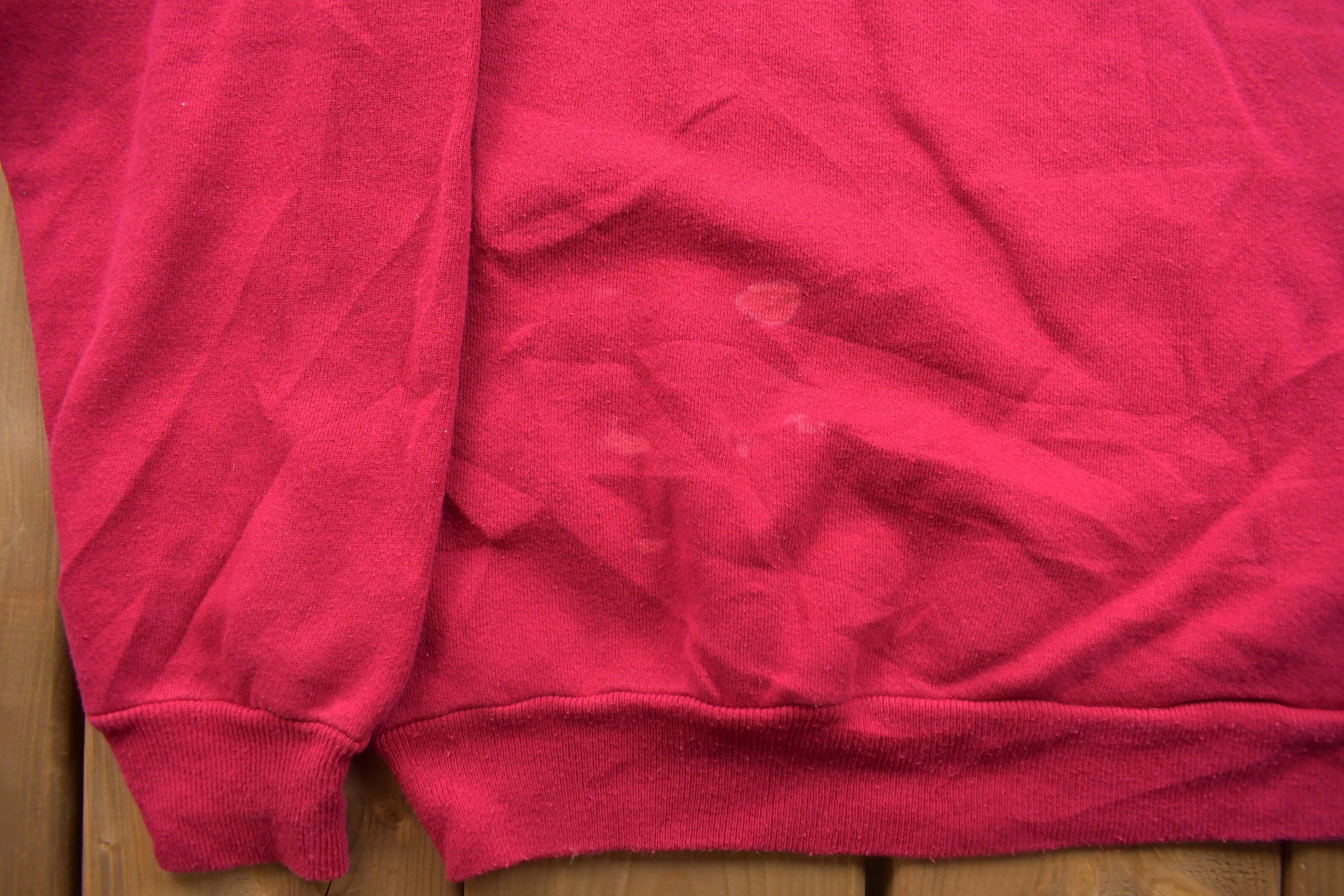 Vintage 1980s Hanes Blank Raglan Crewneck Sweatshirt